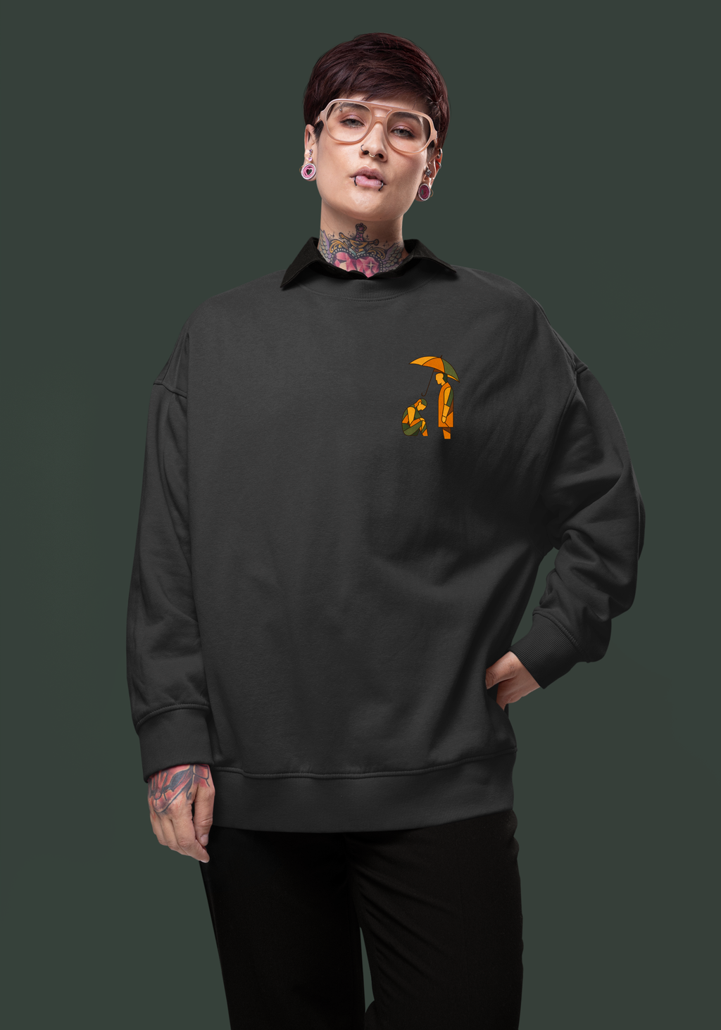 THE SILENT SIDE-Heavyweight Organic Sweatshirt