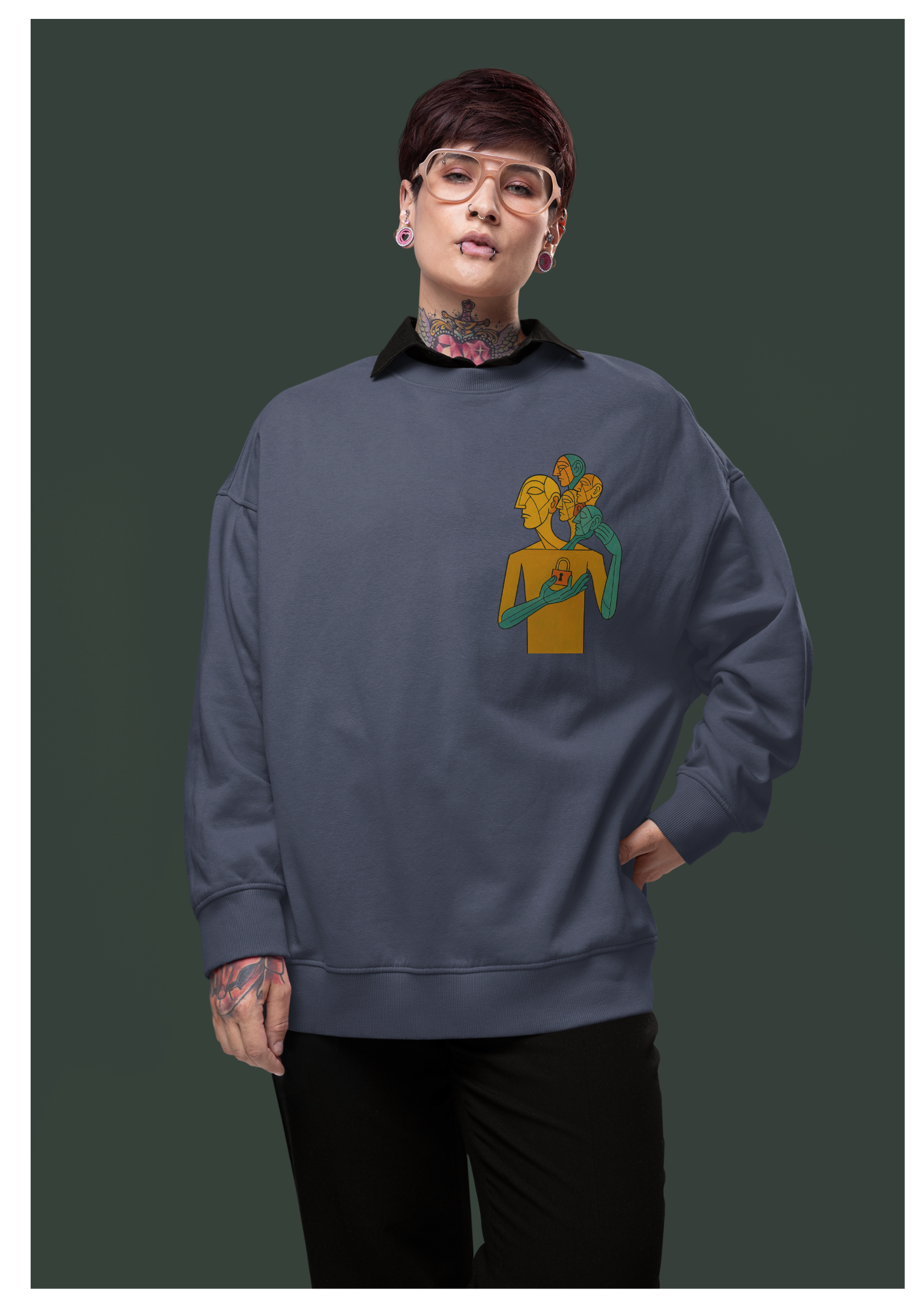 Them, Inside Me-Heavyweight Organic Sweatshirt