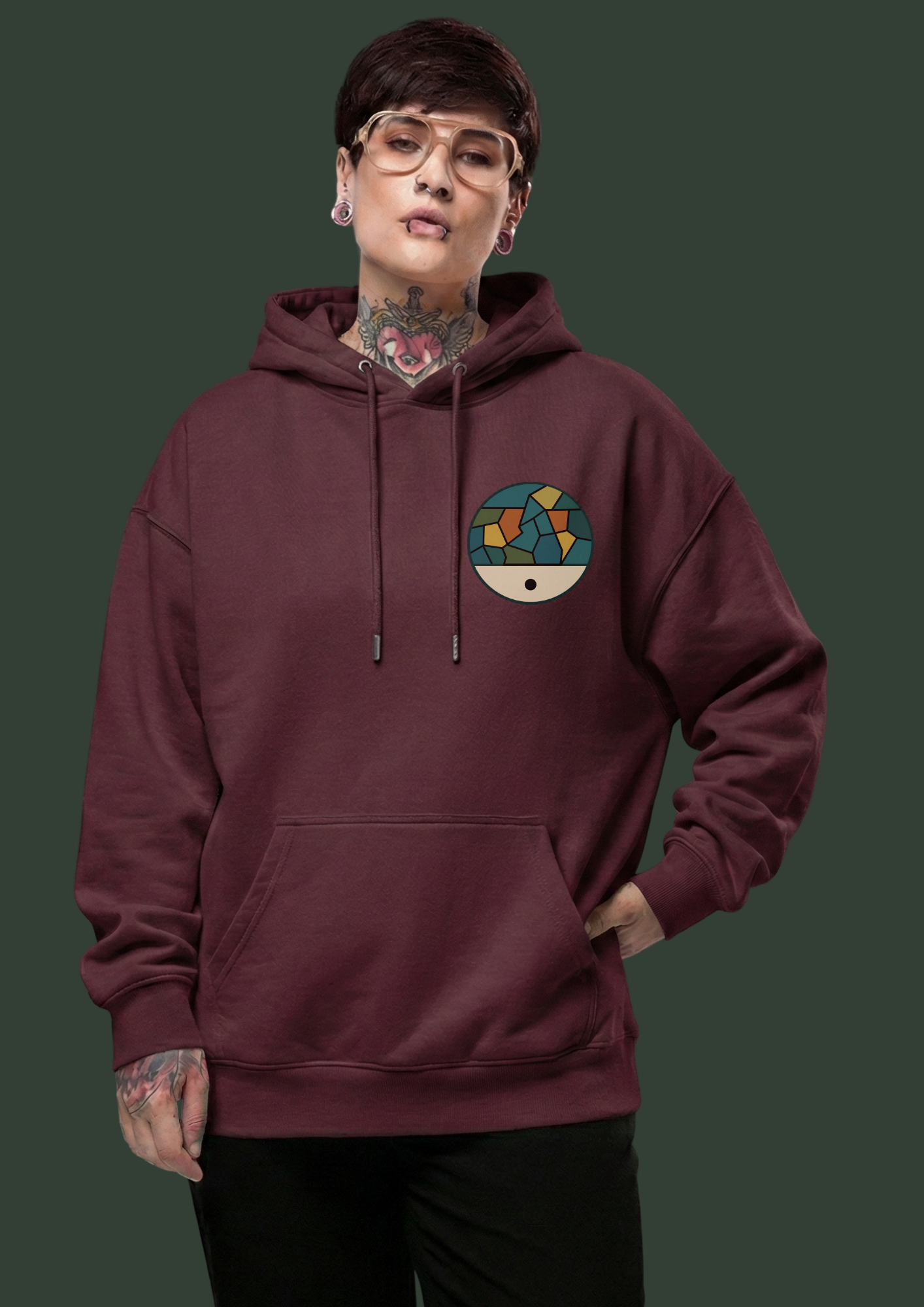 The Geography of Solitude-Signature Heavyweight Hoodie