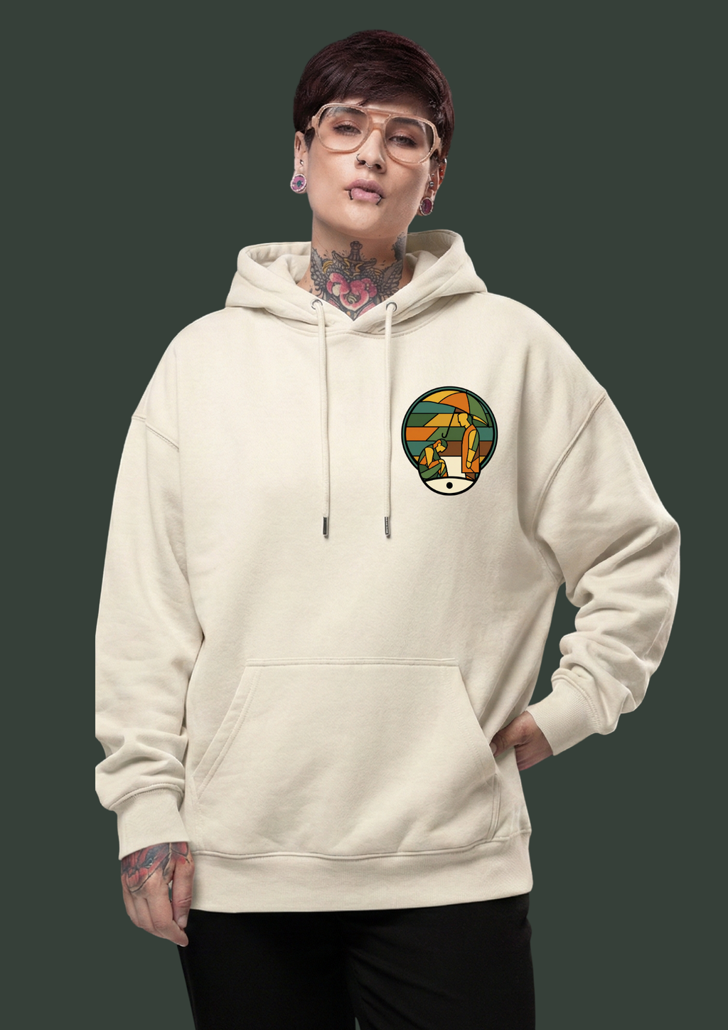 THE SILENT SIDE-Signature Heavyweight Hoodie