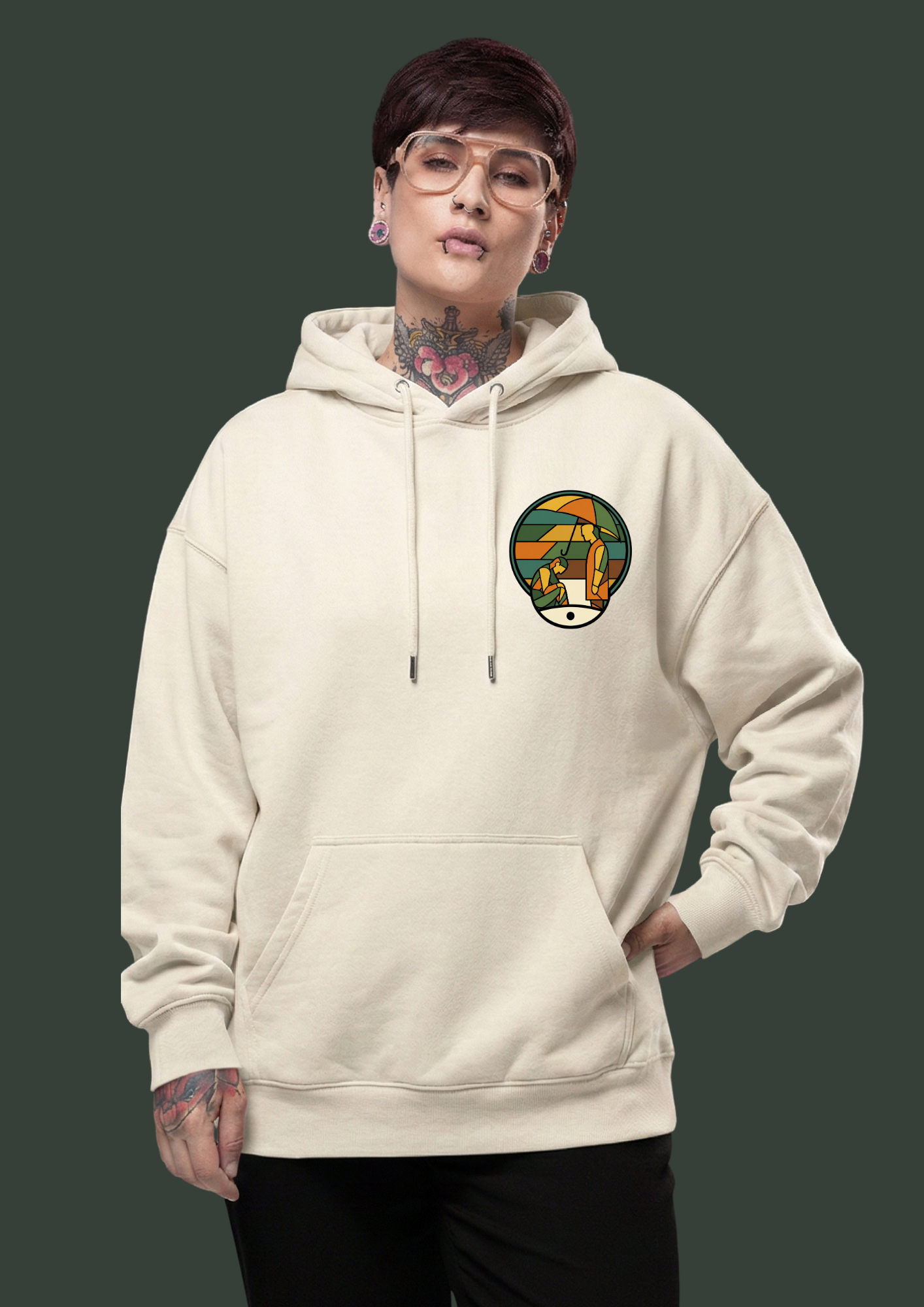 THE SILENT SIDE-Signature Heavyweight Hoodie