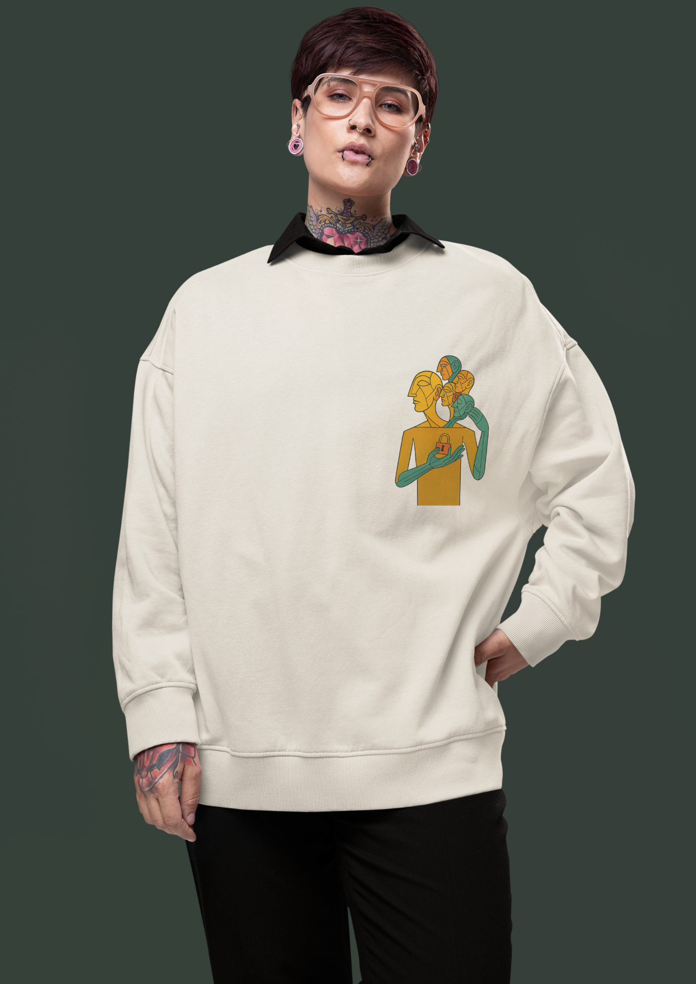 Them, Inside Me-Heavyweight Organic Sweatshirt