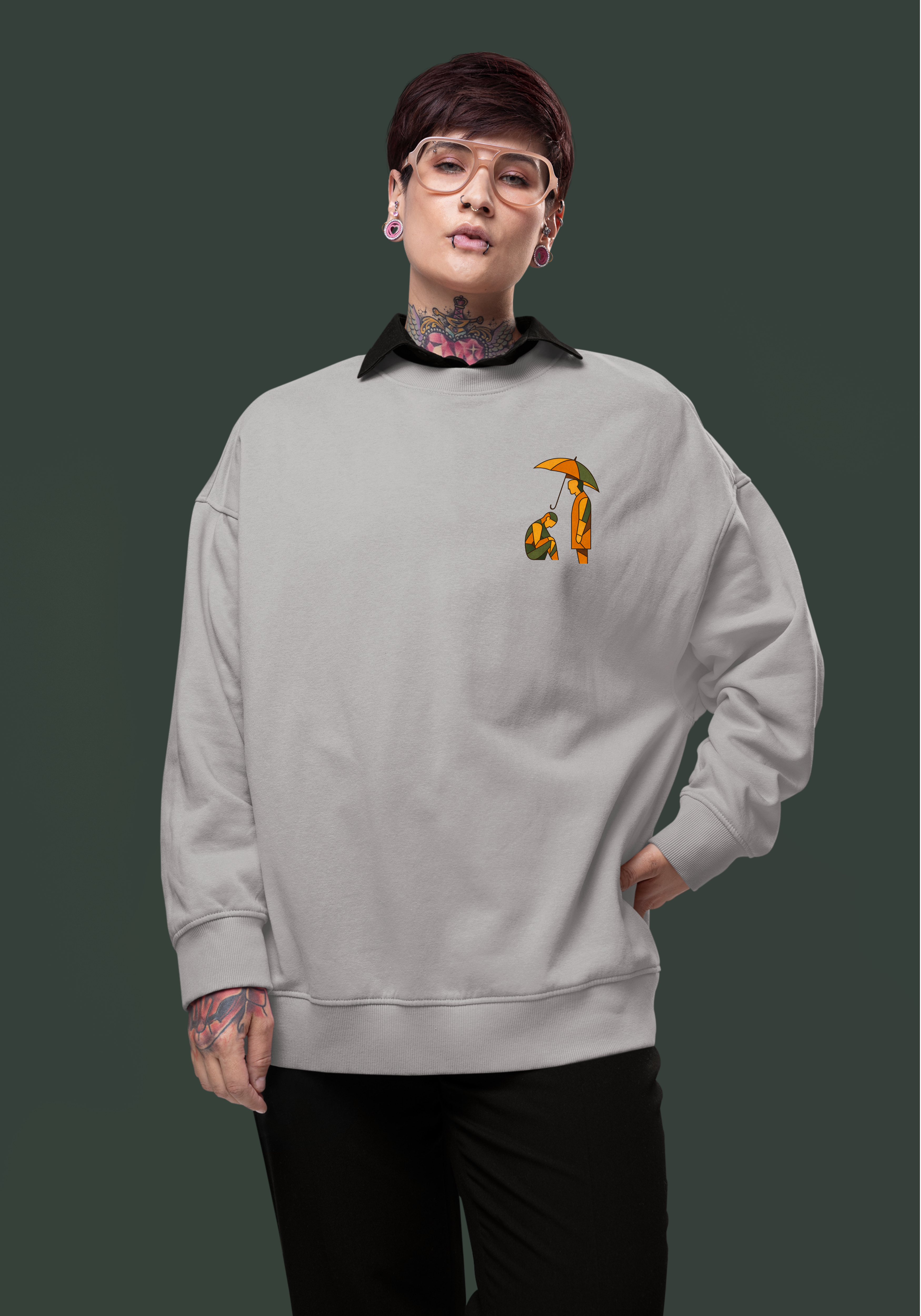 THE SILENT SIDE-Heavyweight Organic Sweatshirt