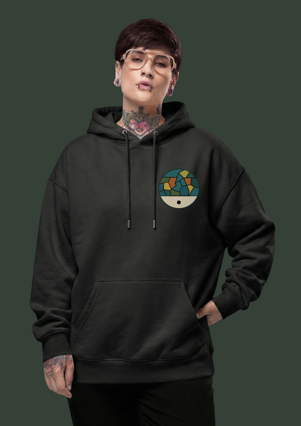 The Geography of Solitude-Signature Heavyweight Hoodie
