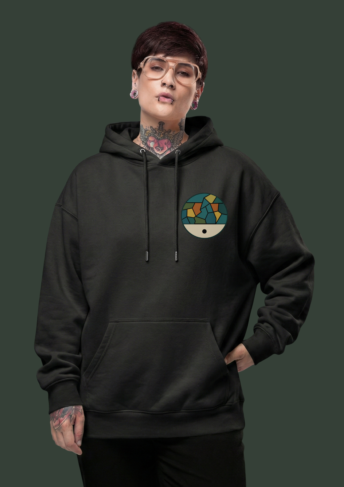 The Geography of Solitude-Signature Heavyweight Hoodie