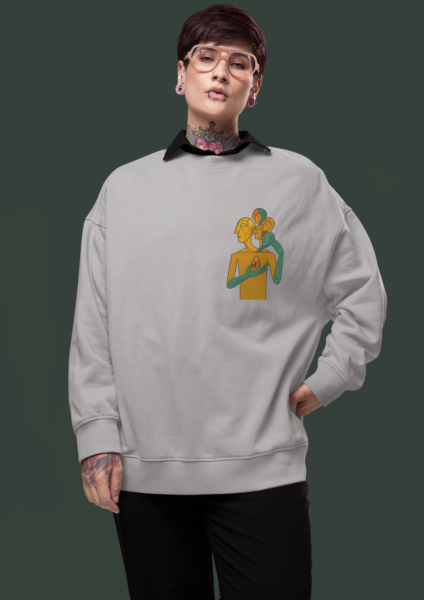 Them, Inside Me-Heavyweight Organic Sweatshirt