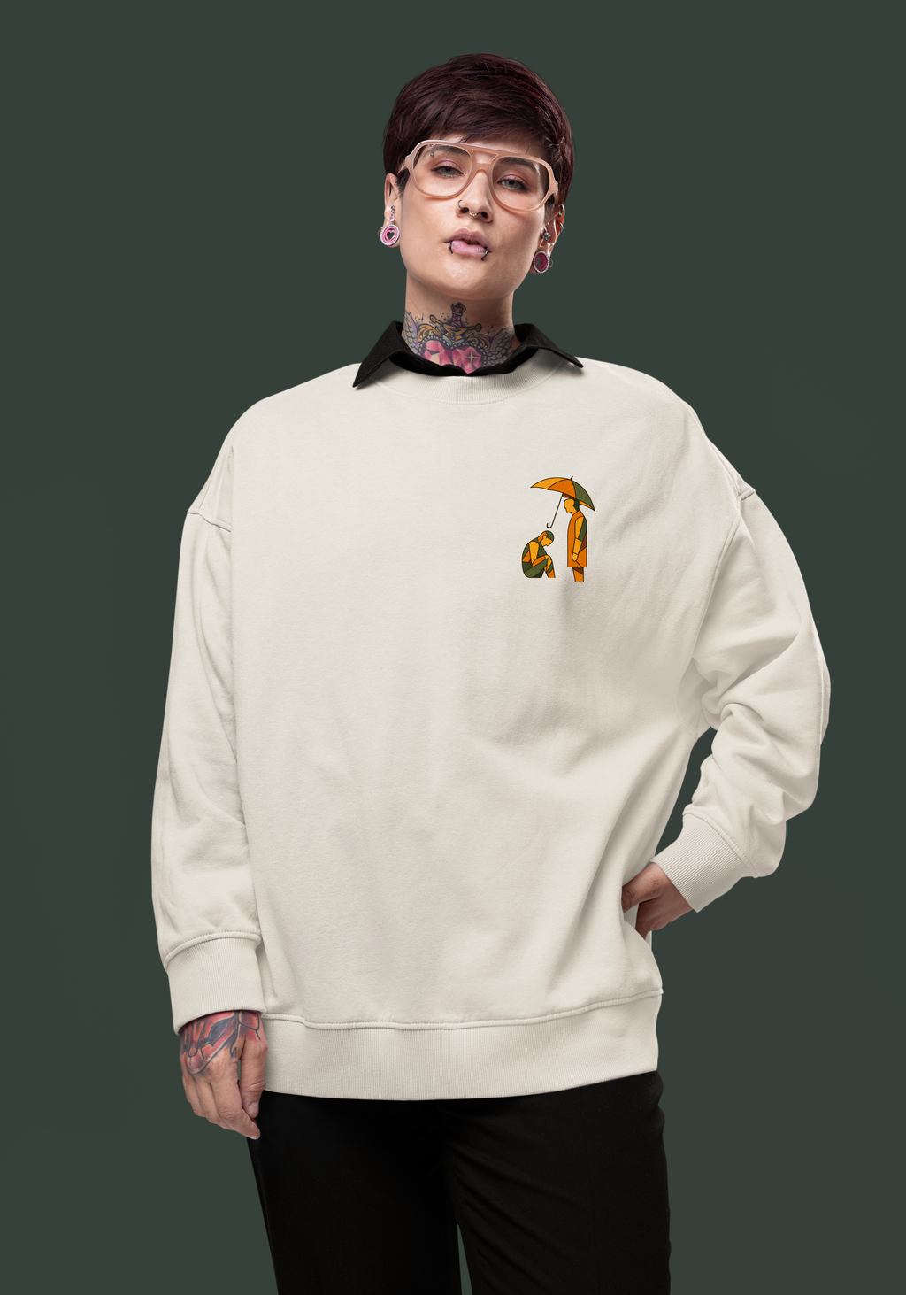 THE SILENT SIDE-Heavyweight Organic Sweatshirt