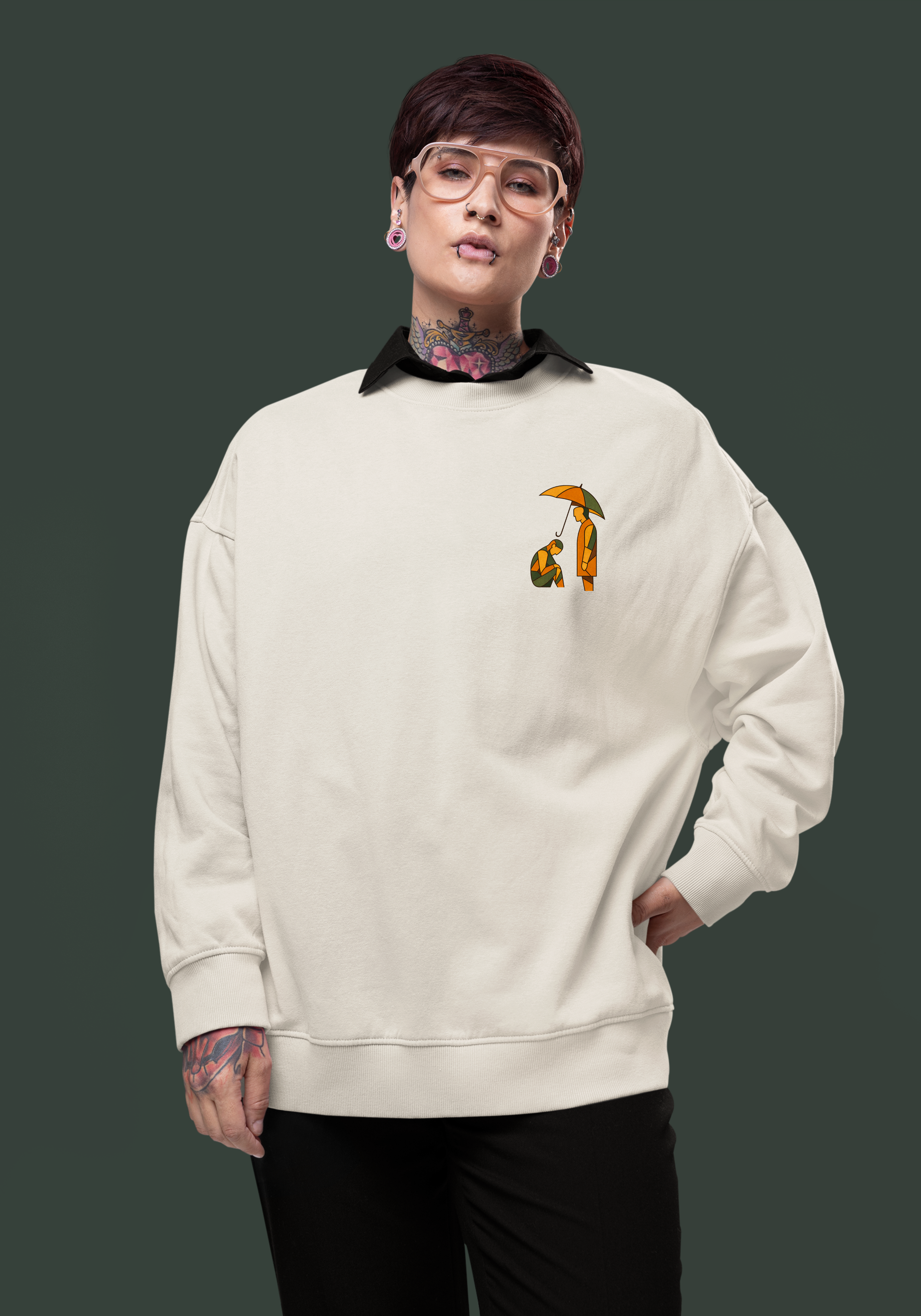 THE SILENT SIDE-Heavyweight Organic Sweatshirt