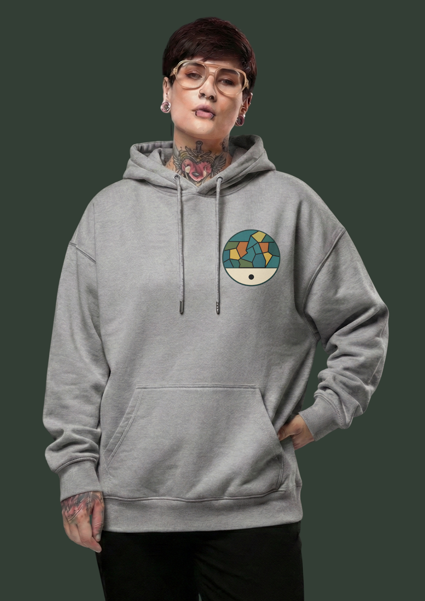 The Geography of Solitude-Signature Heavyweight Hoodie