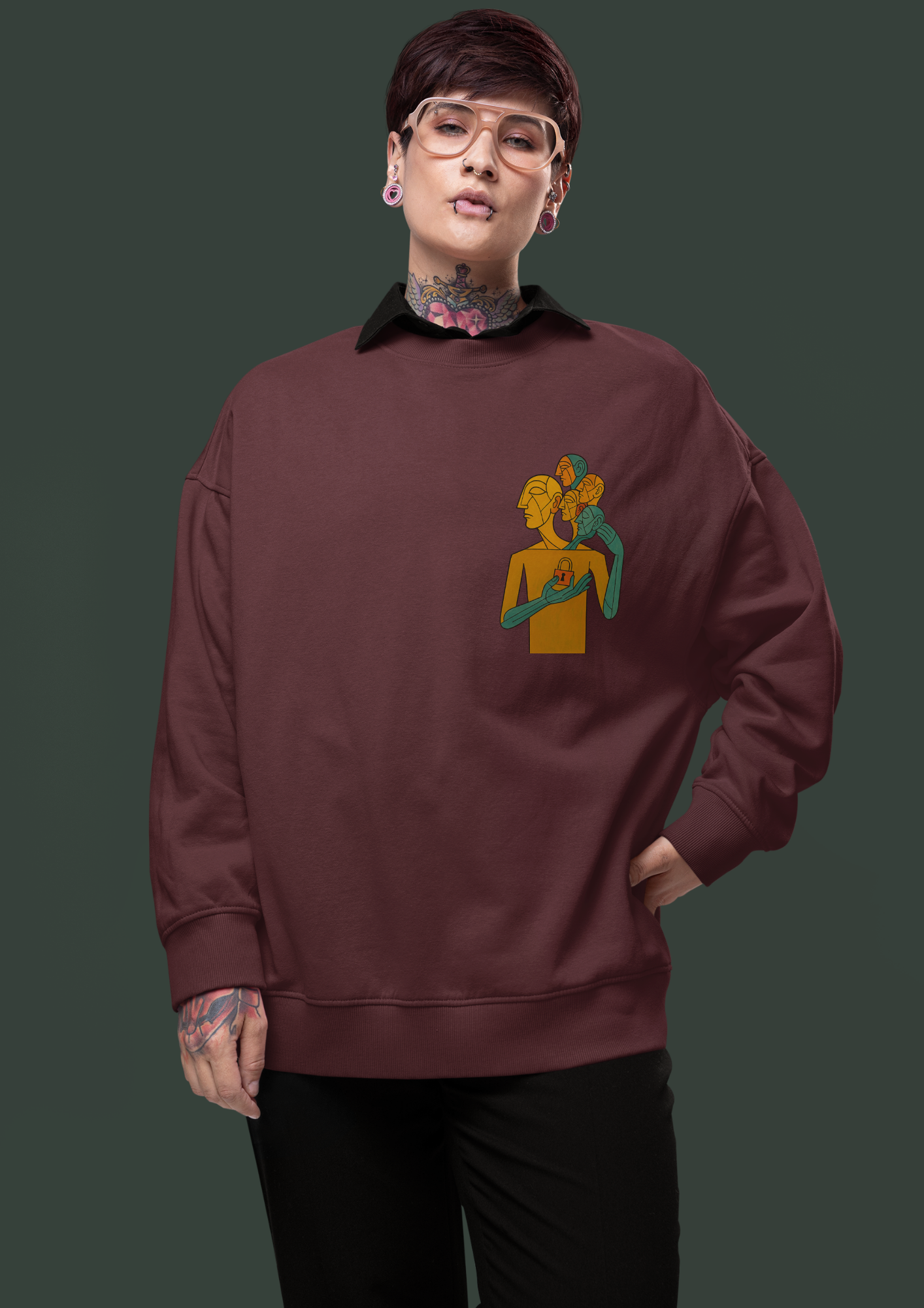 Them, Inside Me-Heavyweight Organic Sweatshirt