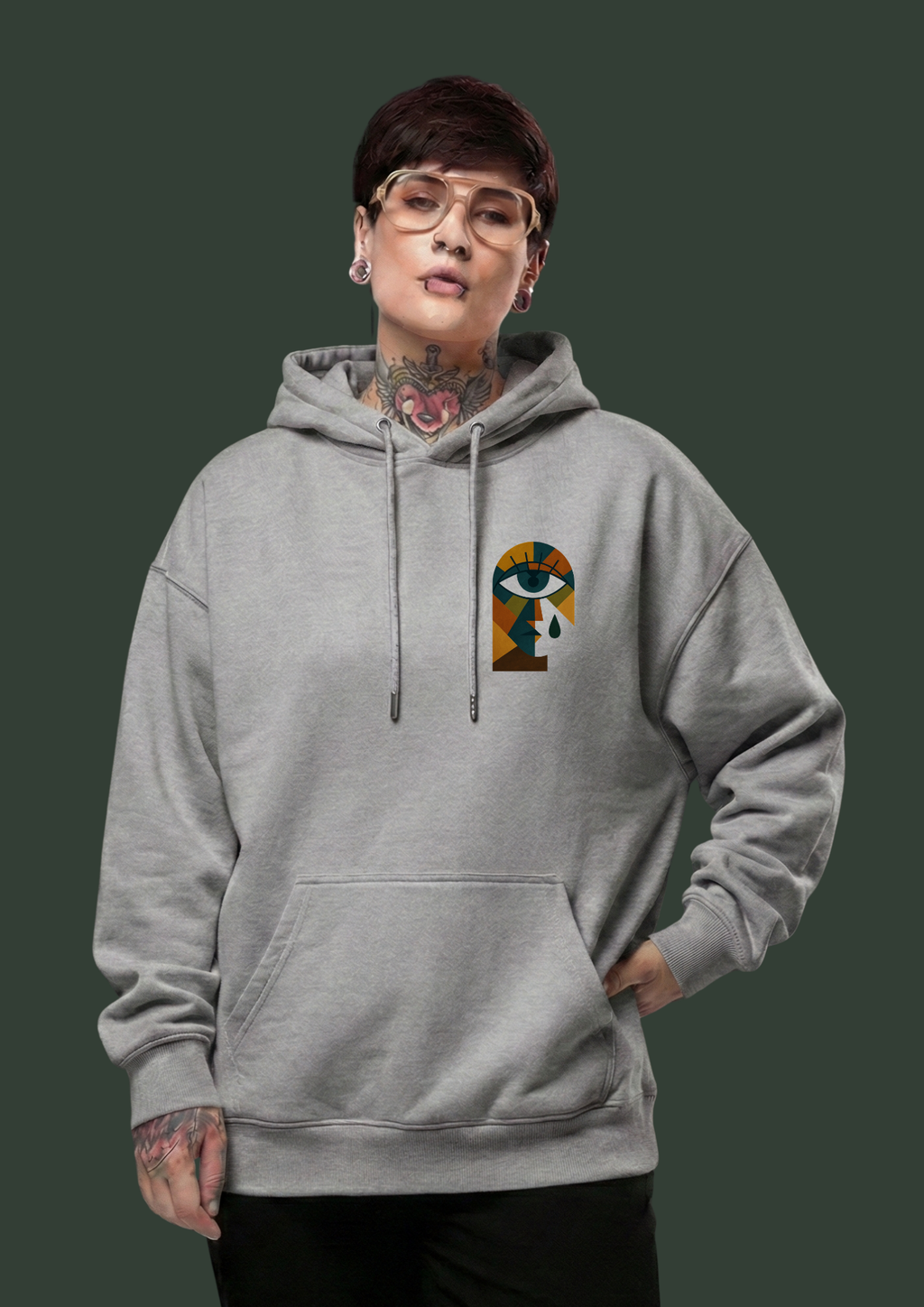 Let the Tear Cry-Signature Heavyweight Hoodie