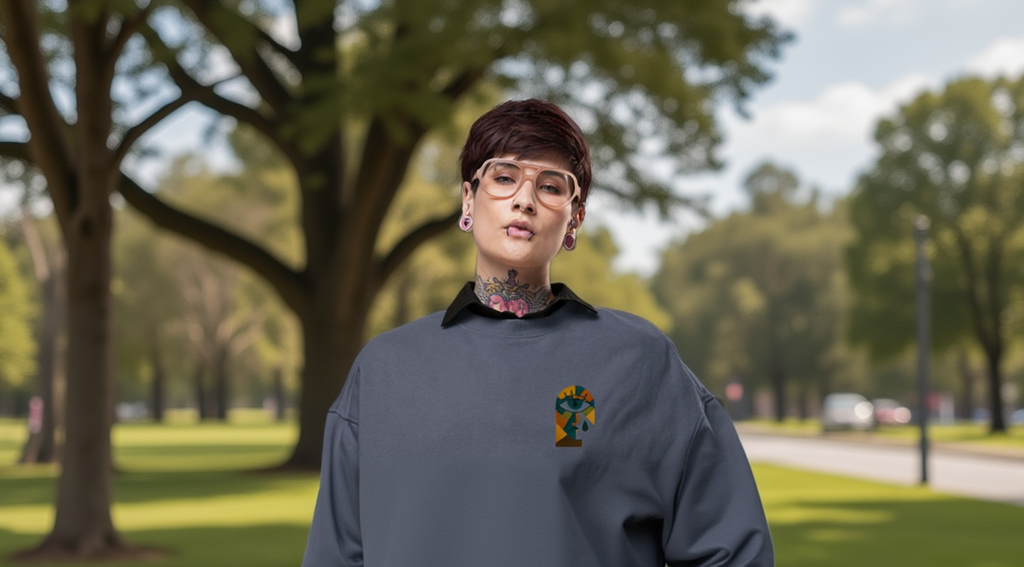 Let the Tear Cry-Heavyweight Organic Sweatshirt