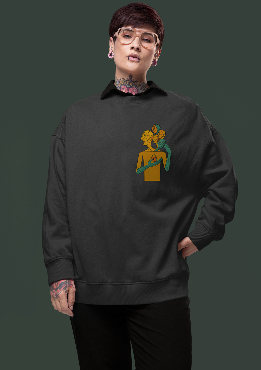 Them, Inside Me-Heavyweight Organic Sweatshirt