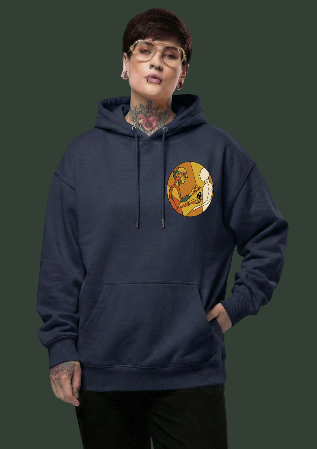 TOO LATE-Signature Heavyweight Hoodie