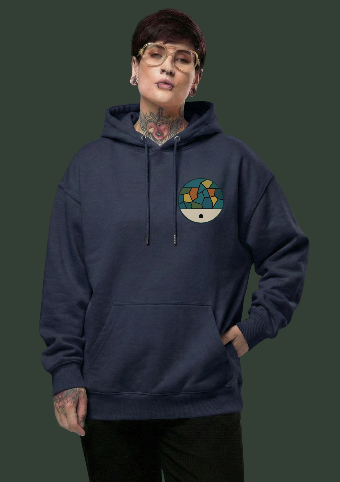 The Geography of Solitude-Signature Heavyweight Hoodie