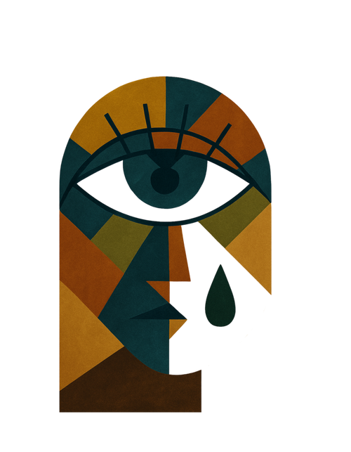 Let the Tear Cry-Heavyweight Organic Sweatshirt