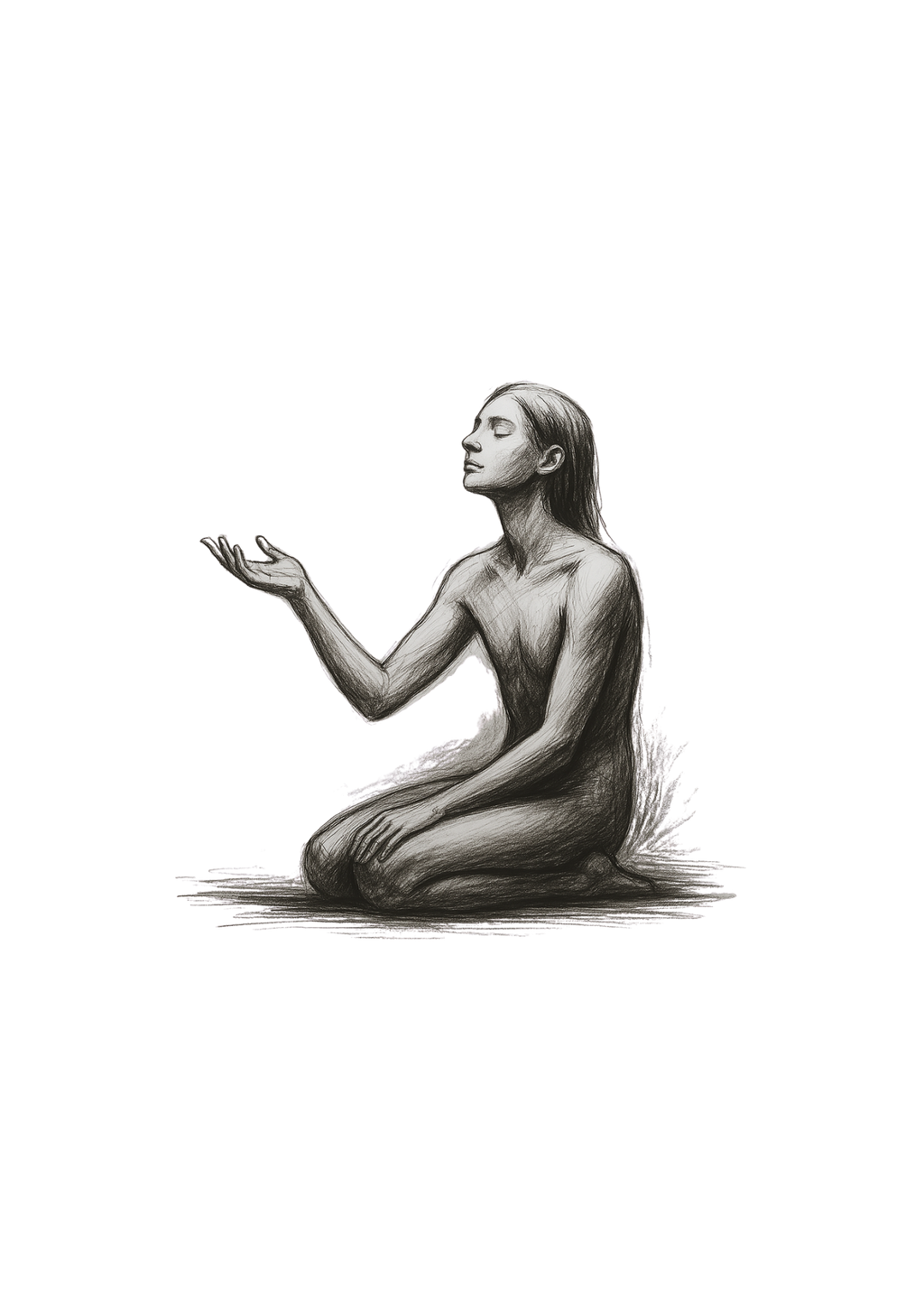 Grace in Stillness-Heavyweight Organic Sweatshirt