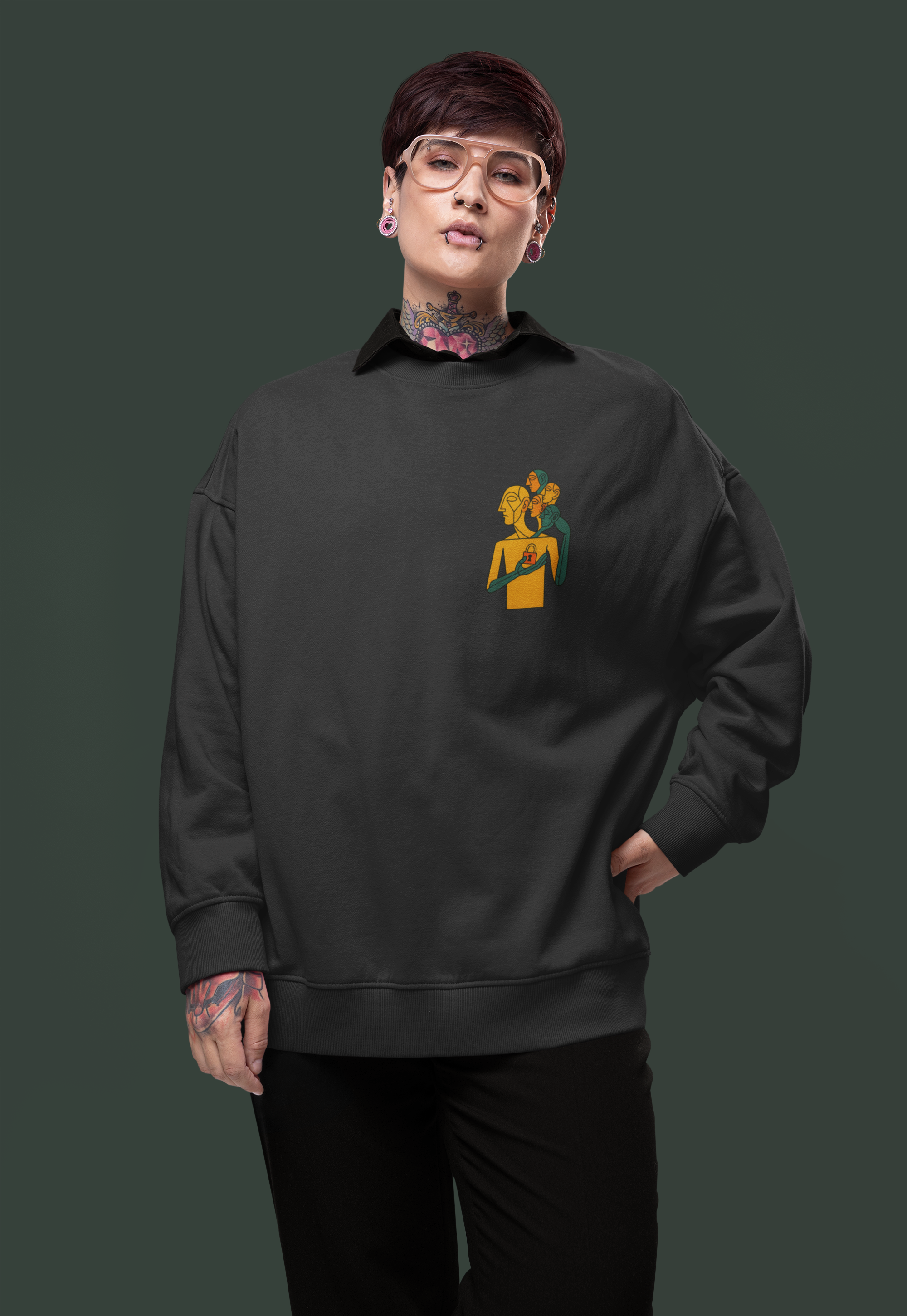 Them, Inside Me-Heavyweight Organic Sweatshirt