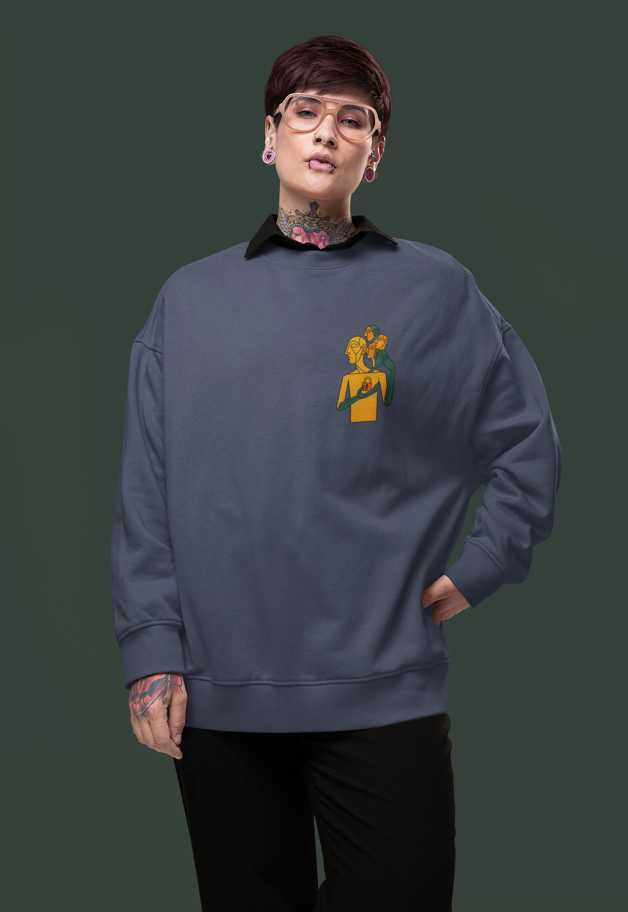 Them, Inside Me-Heavyweight Organic Sweatshirt