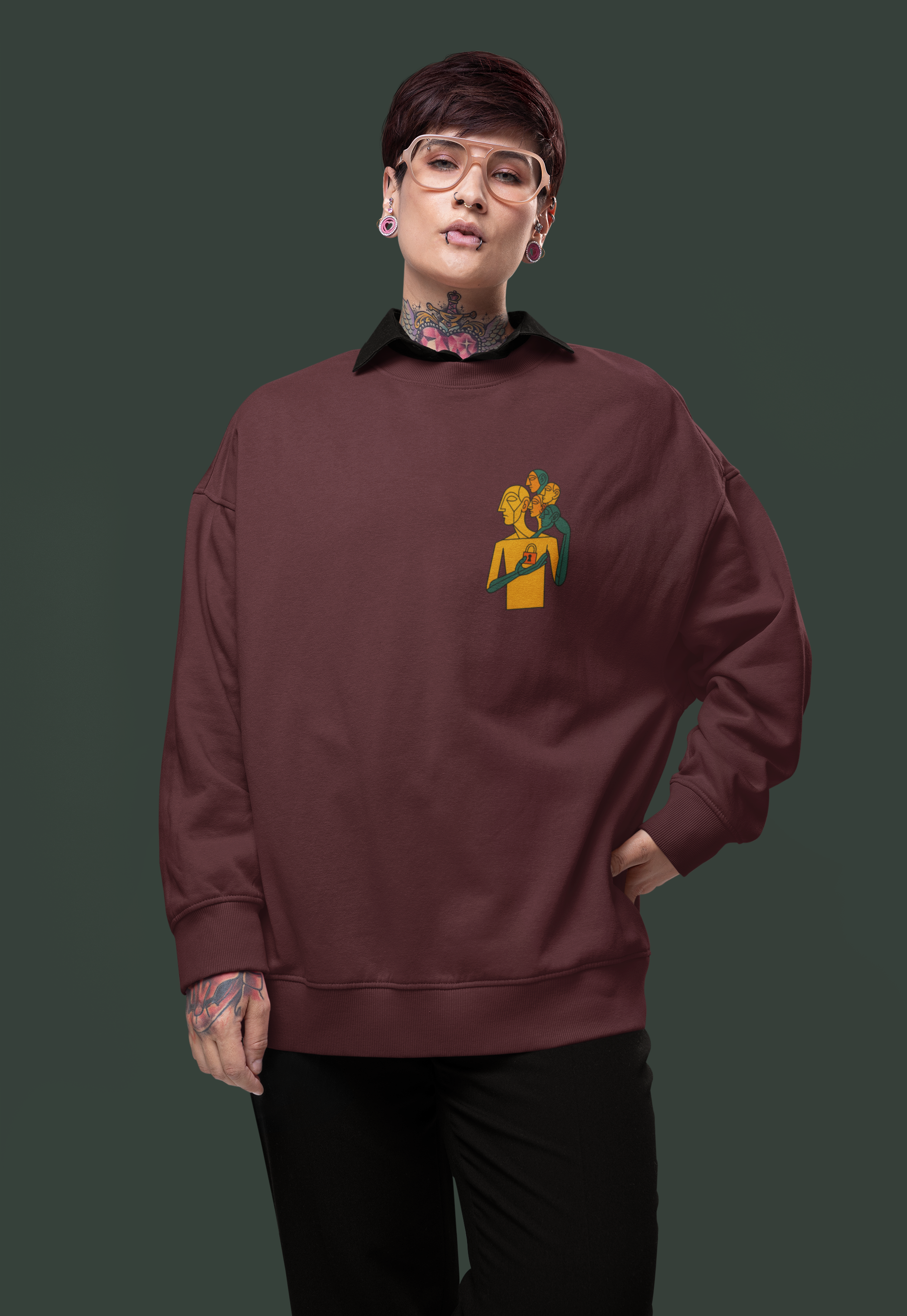 Them, Inside Me-Heavyweight Organic Sweatshirt