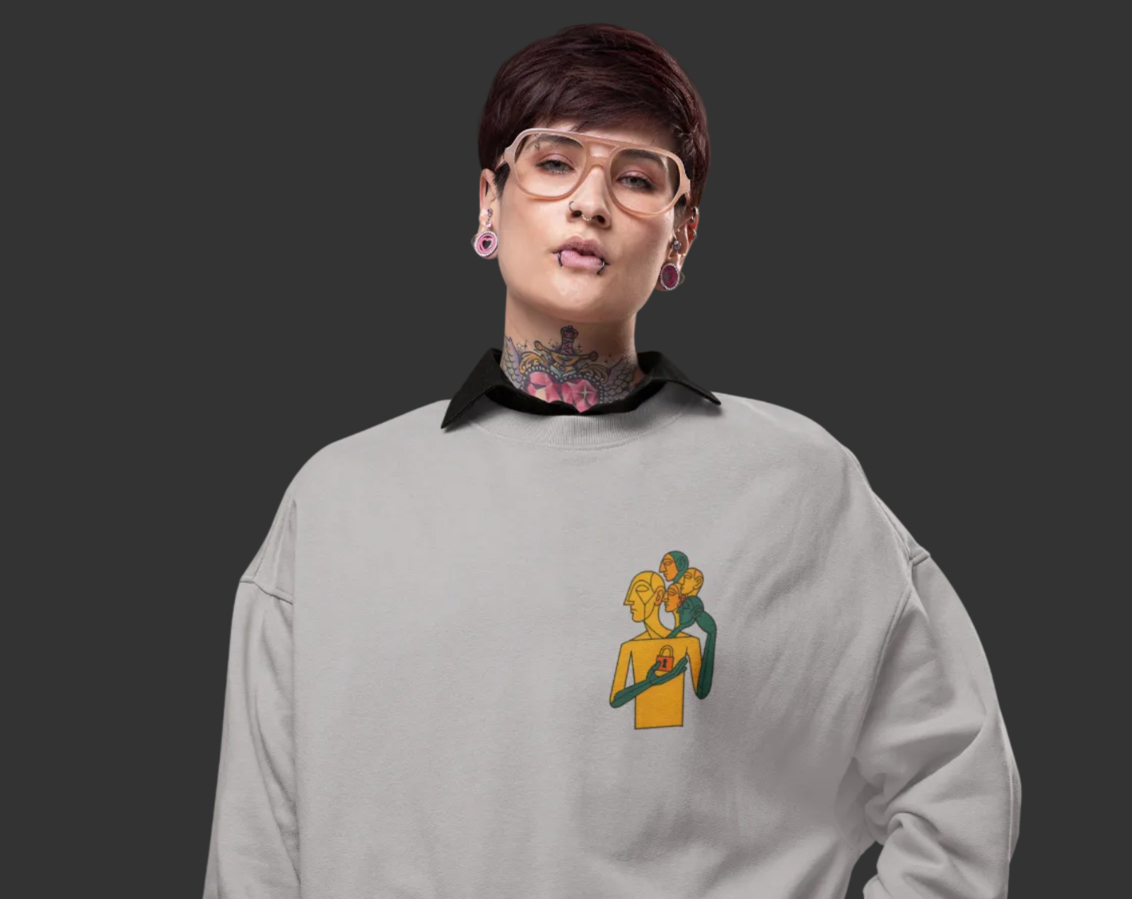 Them, Inside Me-Heavyweight Organic Sweatshirt